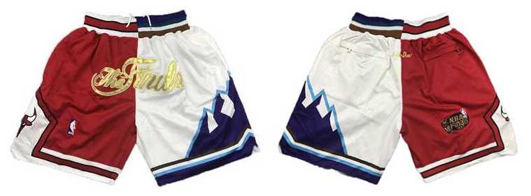 Chicago Bulls And Utah Jazz Red White Split Just Don NBA Finals Shorts (Run Small),We sell and wholesale Chicago Bulls And Utah Jazz Red White Split Just Don NBA Finals Shorts (Run Small) on line form chian!