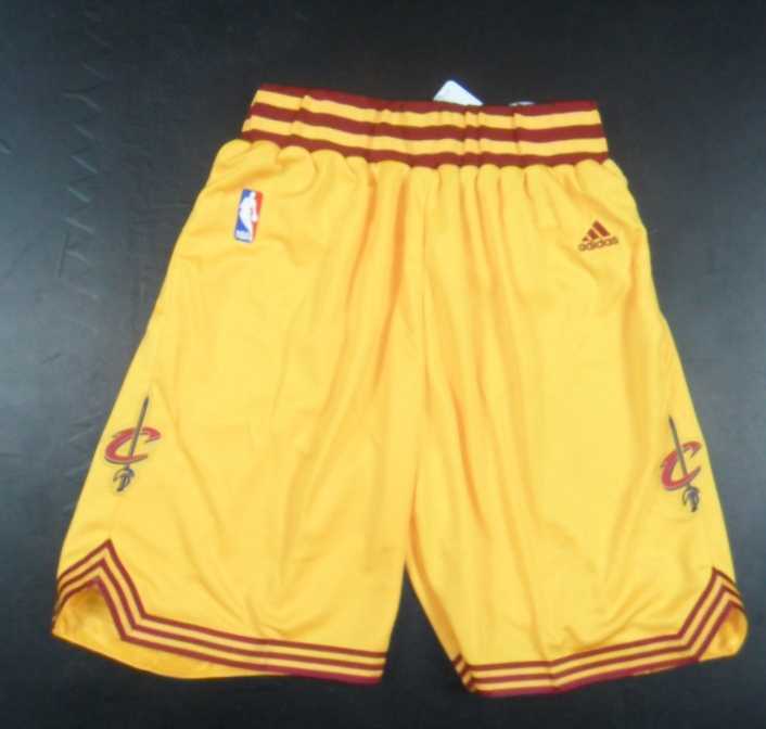 Cleveland Cavaliers Yellow Shorts (Run Small),We sell and wholesale Cleveland Cavaliers Yellow Shorts (Run Small) on line form chian!