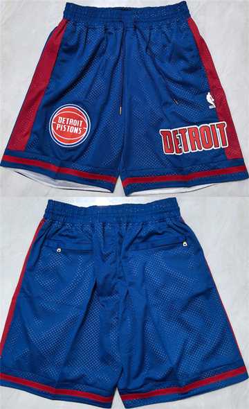 Detroit Pistons Blue Shorts (Run Small),We sell and wholesale Detroit Pistons Blue Shorts (Run Small) on line form chian!