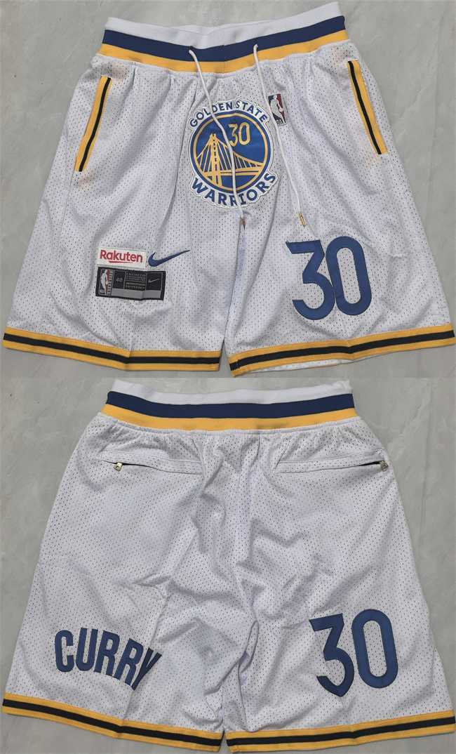 Golden State Warriors #30 Stephen Curry White Shorts (Run Small),We sell and wholesale Golden State Warriors #30 Stephen Curry White Shorts (Run Small) on line form chian!