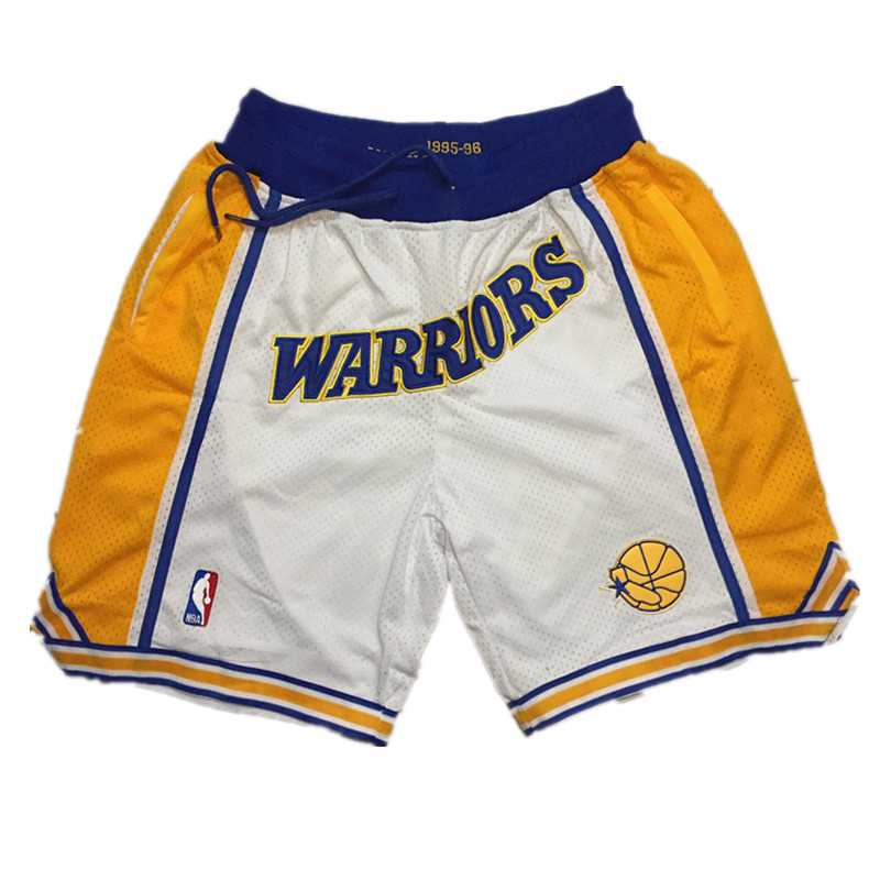 Golden State Warriors White 1995 96 White Just Don Throwback Shorts (Run Small),We sell and wholesale Golden State Warriors White 1995 96 White Just Don Throwback Shorts (Run Small) on line form chian!