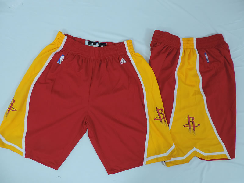 Houston Rockets NBA Shorts (Run Small) Red-Yellow,We sell and wholesale Houston Rockets NBA Shorts (Run Small) Red-Yellow on line form chian!