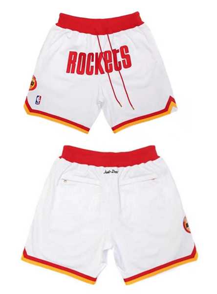 Houston Rockets White Shorts (Run Small),We sell and wholesale Houston Rockets White Shorts (Run Small) on line form chian!