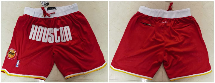 Houston Rockets Red Just Don With Pocket Swingman Shorts (Run Small),We sell and wholesale Houston Rockets Red Just Don With Pocket Swingman Shorts (Run Small) on line form chian!