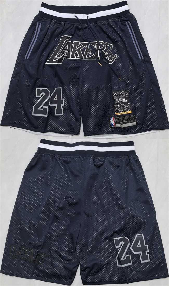 Los Angeles Lakers #24 Kobe Bryant Black 2025 Shorts (Run Small),We sell and wholesale Los Angeles Lakers #24 Kobe Bryant Black 2025 Shorts (Run Small) on line form chian!