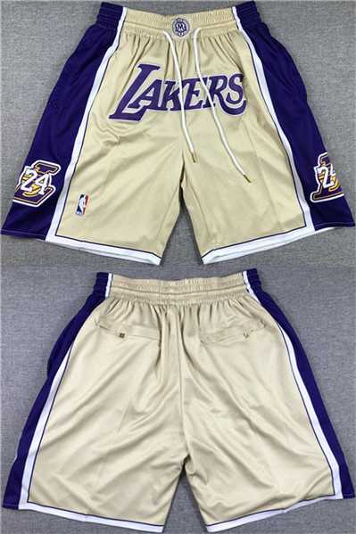 Los Angeles Lakers Gold Purple Shorts (Run Small),We sell and wholesale Los Angeles Lakers Gold Purple Shorts (Run Small) on line form chian!