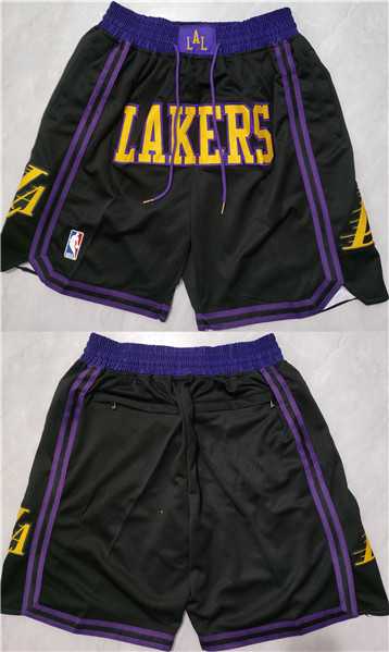 Los Angeles Lakers Black Shorts (Run Small),We sell and wholesale Los Angeles Lakers Black Shorts (Run Small) on line form chian!