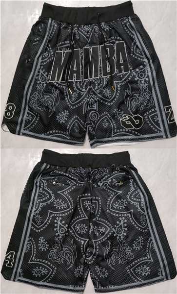Los Angeles Lakers Black MAMBA Shorts (Run Small),We sell and wholesale Los Angeles Lakers Black MAMBA Shorts (Run Small) on line form chian!