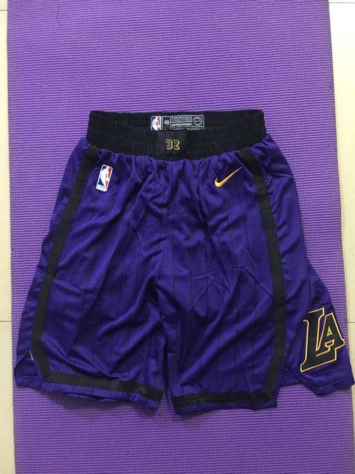 Los Angeles Lakers Purple City Edition Nike Swingman Shorts (Run Small),We sell and wholesale Los Angeles Lakers Purple City Edition Nike Swingman Shorts (Run Small) on line form chian!