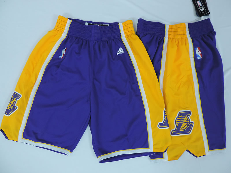 Los Angeles Lakers NBA Shorts (Run Small) Purple-Yellow,We sell and wholesale Los Angeles Lakers NBA Shorts (Run Small) Purple-Yellow on line form chian!