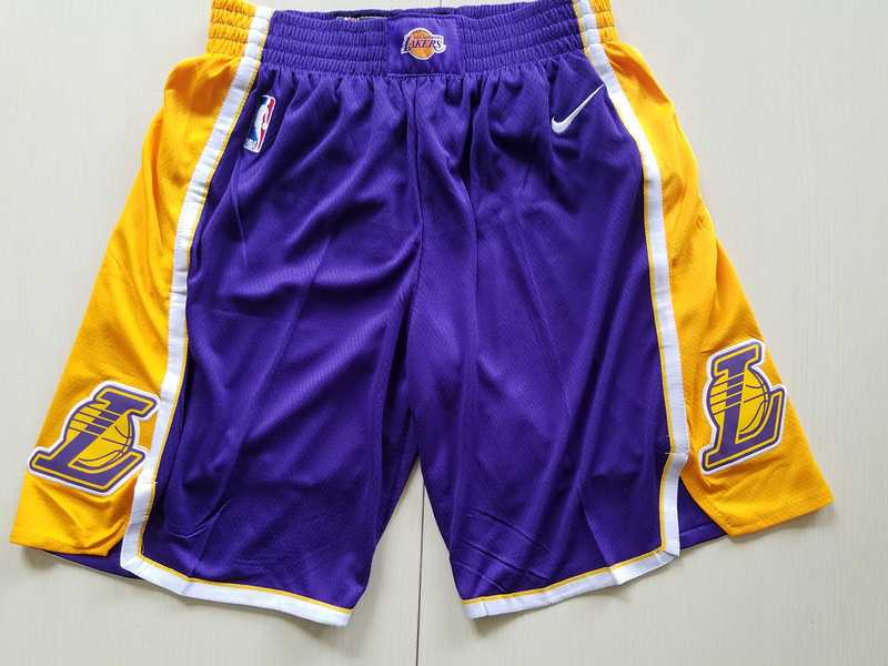 Los Angeles Lakers Purple Statement Nike Swingman Shorts (Run Small),We sell and wholesale Los Angeles Lakers Purple Statement Nike Swingman Shorts (Run Small) on line form chian!