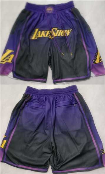 Los Angeles Lakers Purple Black 2025 City Edition Shorts (Run Small),We sell and wholesale Los Angeles Lakers Purple Black 2025 City Edition Shorts (Run Small) on line form chian!
