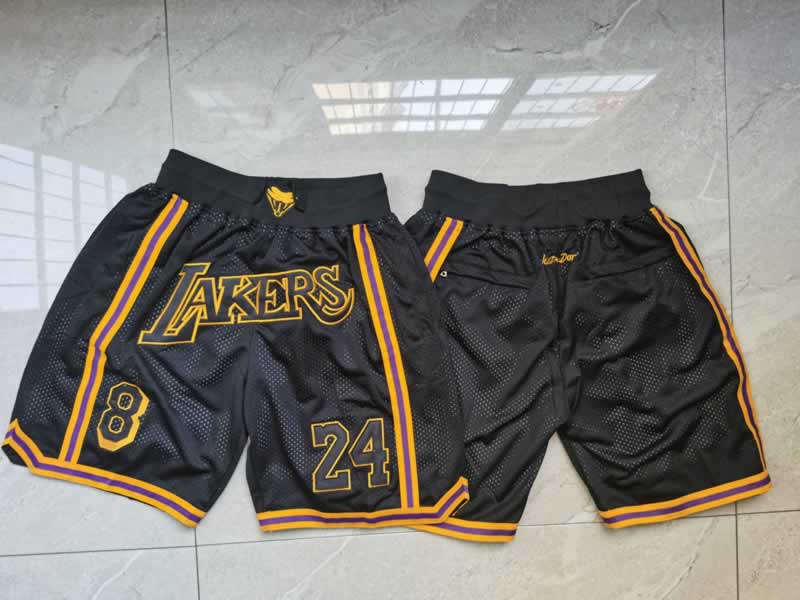 Los Angeles Lakers Teams Black 8 & 24 Just Don With Pocket Swingman Shorts (Run Small),We sell and wholesale Los Angeles Lakers Teams Black 8 & 24 Just Don With Pocket Swingman Shorts (Run Small) on line form chian!
