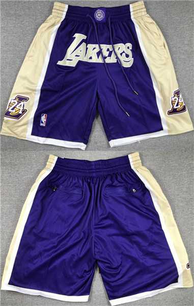 Los Angeles Lakers Purple Gold Shorts (Run Small),We sell and wholesale Los Angeles Lakers Purple Gold Shorts (Run Small) on line form chian!