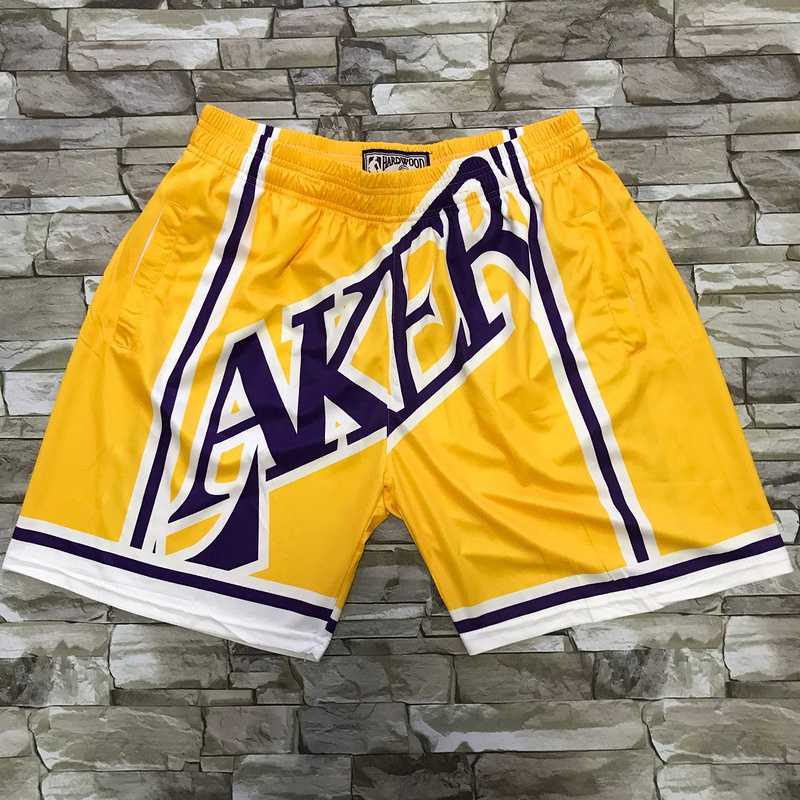 Los Angeles Lakers Yellow Big Face With Pocket Swingman Shorts (Run Small),We sell and wholesale Los Angeles Lakers Yellow Big Face With Pocket Swingman Shorts (Run Small) on line form chian!