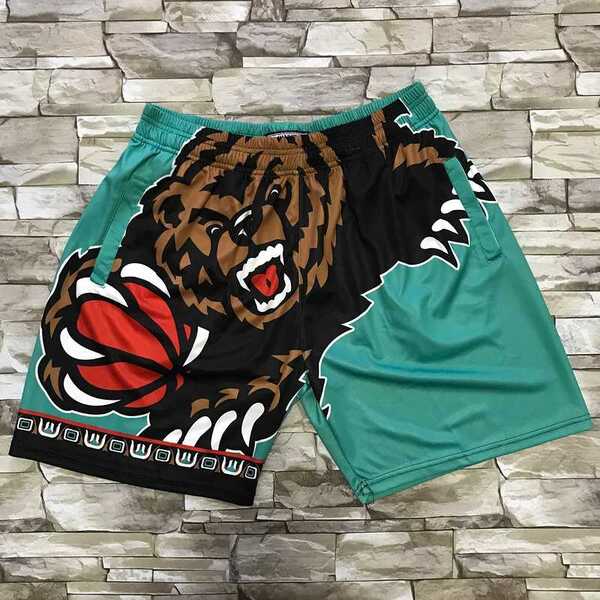Memphis Grizzlies Green Black Big Face With Pocket Swingman Shorts (Run Small),We sell and wholesale Memphis Grizzlies Green Black Big Face With Pocket Swingman Shorts (Run Small) on line form chian!