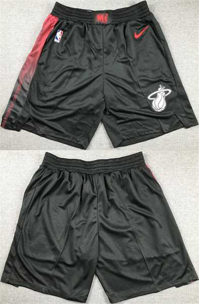 Miami Heat Black Nike Stitched Shorts (Run Small),We sell and wholesale Miami Heat Black Nike Stitched Shorts (Run Small) on line form chian!