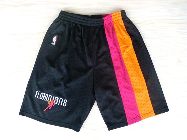 Miami Heat Black Rainbow Swingman Shorts (Run Small),We sell and wholesale Miami Heat Black Rainbow Swingman Shorts (Run Small) on line form chian!