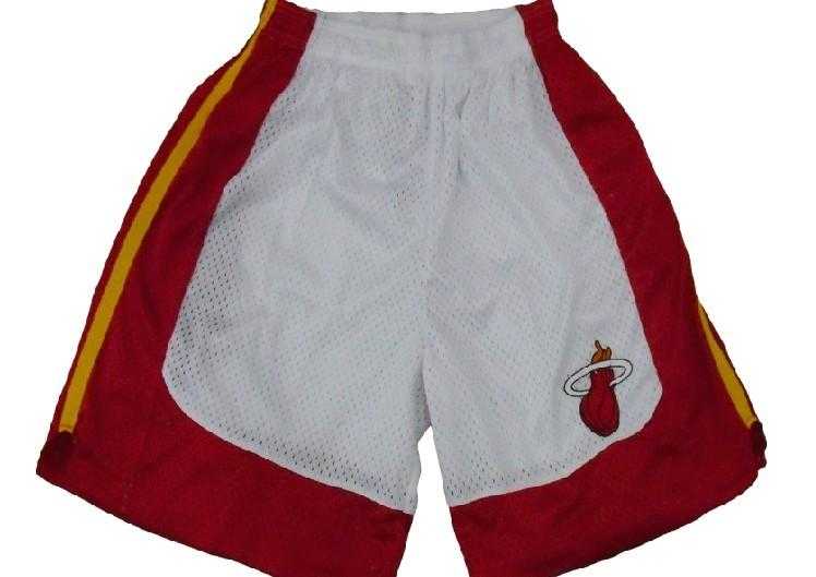 Miami Heat White NBA Shorts (Run Small),We sell and wholesale Miami Heat White NBA Shorts (Run Small) on line form chian!