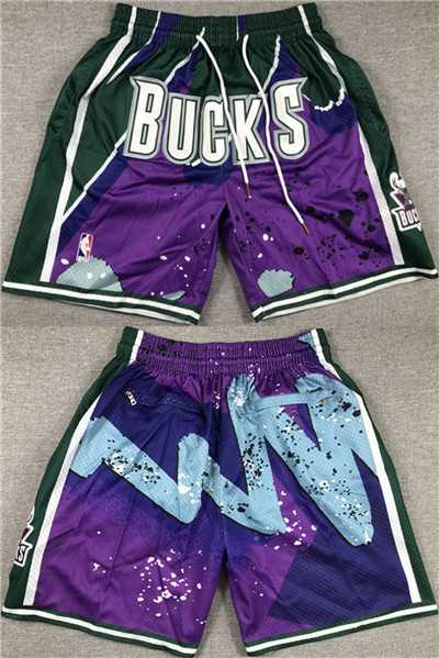 Milwaukee Bucks Purple Green Shorts (Run Small),We sell and wholesale Milwaukee Bucks Purple Green Shorts (Run Small) on line form chian!