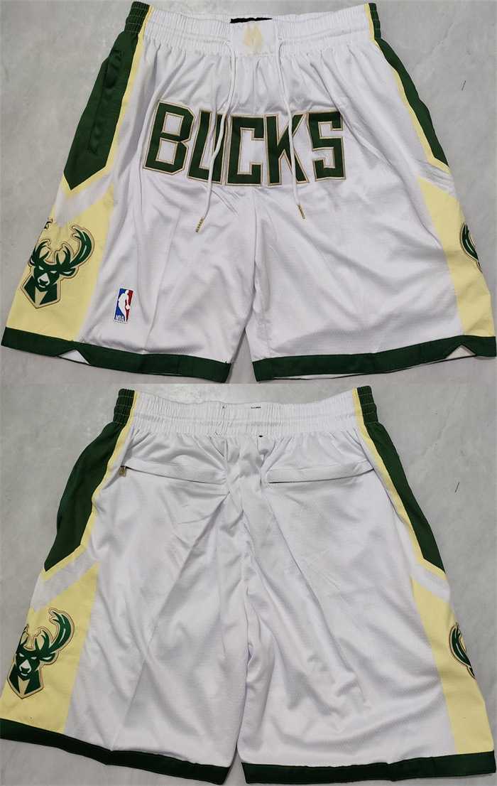 Milwaukee Bucks White Stitched Shorts (Run Small),We sell and wholesale Milwaukee Bucks White Stitched Shorts (Run Small) on line form chian!