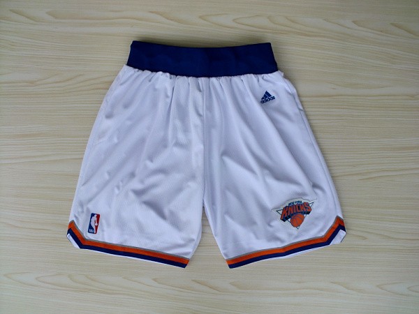 New York Knicks NBA Shorts (Run Small) White,We sell and wholesale New York Knicks NBA Shorts (Run Small) White on line form chian!