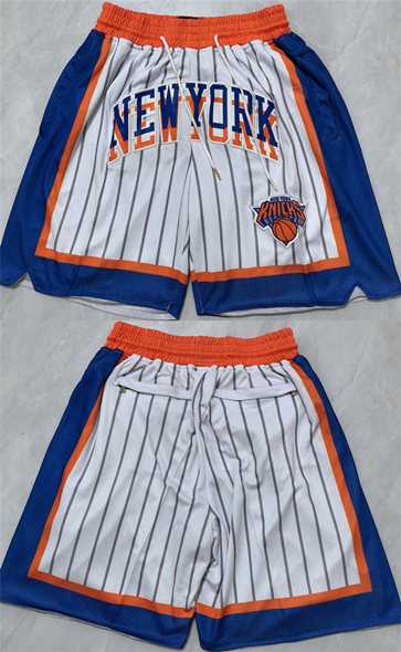New Yok Knicks White Shorts (Run Small),We sell and wholesale New Yok Knicks White Shorts (Run Small) on line form chian!