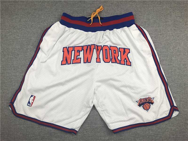 New York Knicks White Just Don Mesh Shorts (Run Small),We sell and wholesale New York Knicks White Just Don Mesh Shorts (Run Small) on line form chian!