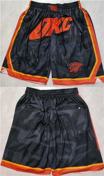 Oklahoma City Thunder Black City Edition Shorts (Run Small),We sell and wholesale Oklahoma City Thunder Black City Edition Shorts (Run Small) on line form chian!
