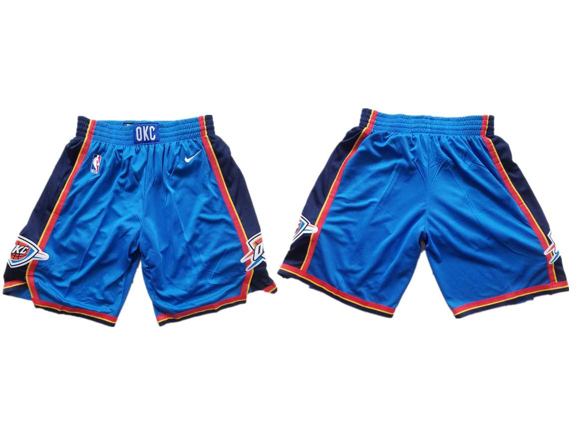 Oklahoma City Thunder Blue Nike 2017-18 Autentic Shorts (Run Small),We sell and wholesale Oklahoma City Thunder Blue Nike 2017-18 Autentic Shorts (Run Small) on line form chian!