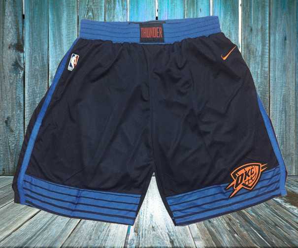 Oklahoma City Thunder Navy Nike Swingman Shorts (Run Small),We sell and wholesale Oklahoma City Thunder Navy Nike Swingman Shorts (Run Small) on line form chian!