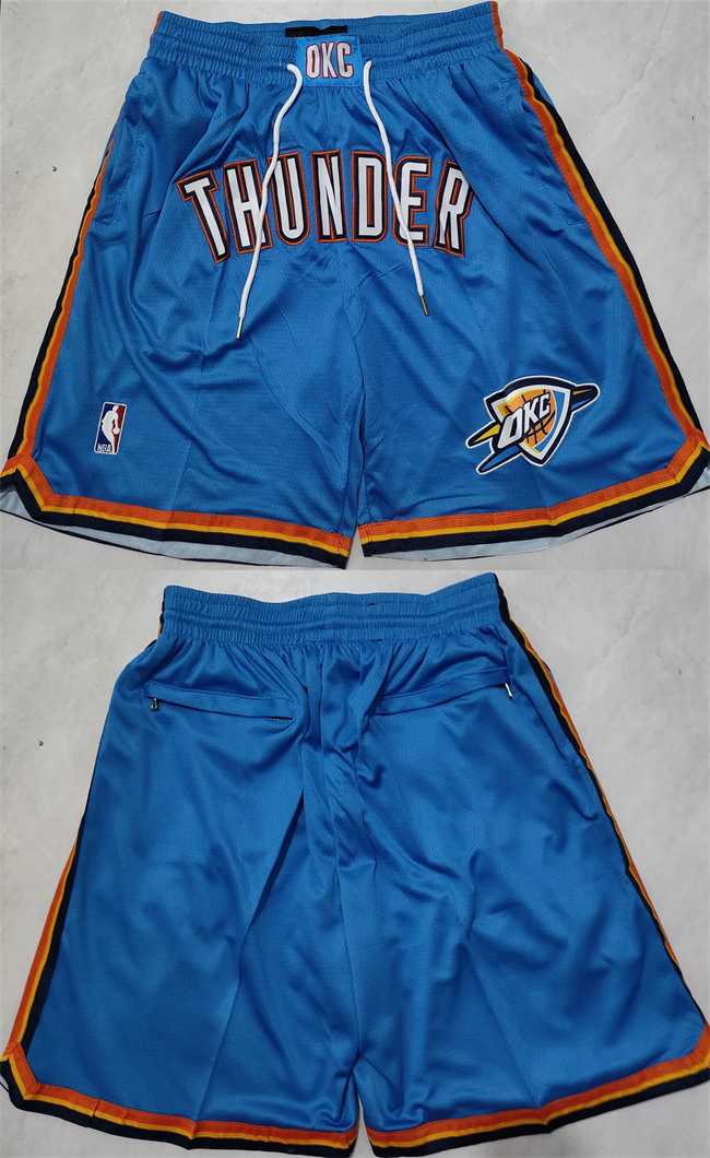 Oklahoma City Thunder Blue Shorts (Run Small),We sell and wholesale Oklahoma City Thunder Blue Shorts (Run Small) on line form chian!