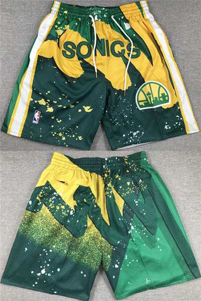 Oklahoma City Thunder Green SuperSonics Shorts (Run Small),We sell and wholesale Oklahoma City Thunder Green SuperSonics Shorts (Run Small) on line form chian!