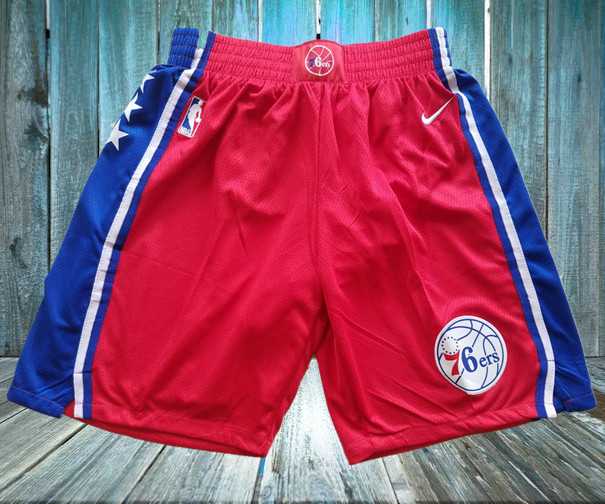 Philadelphia 76ers Red Swingman Nike Shorts (Run Small),We sell and wholesale Philadelphia 76ers Red Swingman Nike Shorts (Run Small) on line form chian!