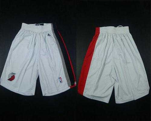 Portland Trail Blazers White Shorts (Run Small),We sell and wholesale Portland Trail Blazers White Shorts (Run Small) on line form chian!