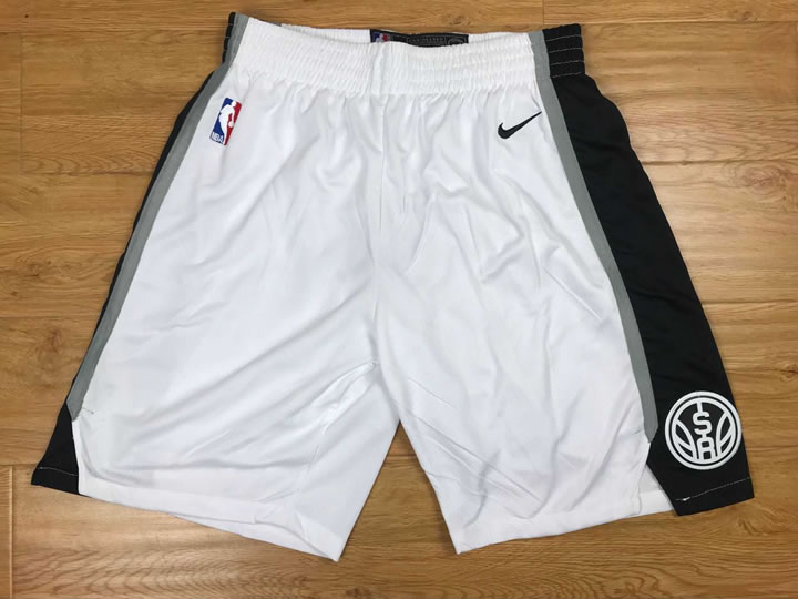 San Antonio Spurs White Nike Authentic Shorts (Run Small),We sell and wholesale San Antonio Spurs White Nike Authentic Shorts (Run Small) on line form chian!