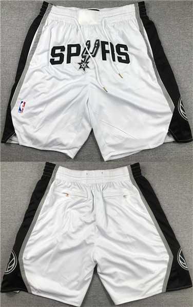 San Antonio Spurs White Shorts (Run Small),We sell and wholesale San Antonio Spurs White Shorts (Run Small) on line form chian!