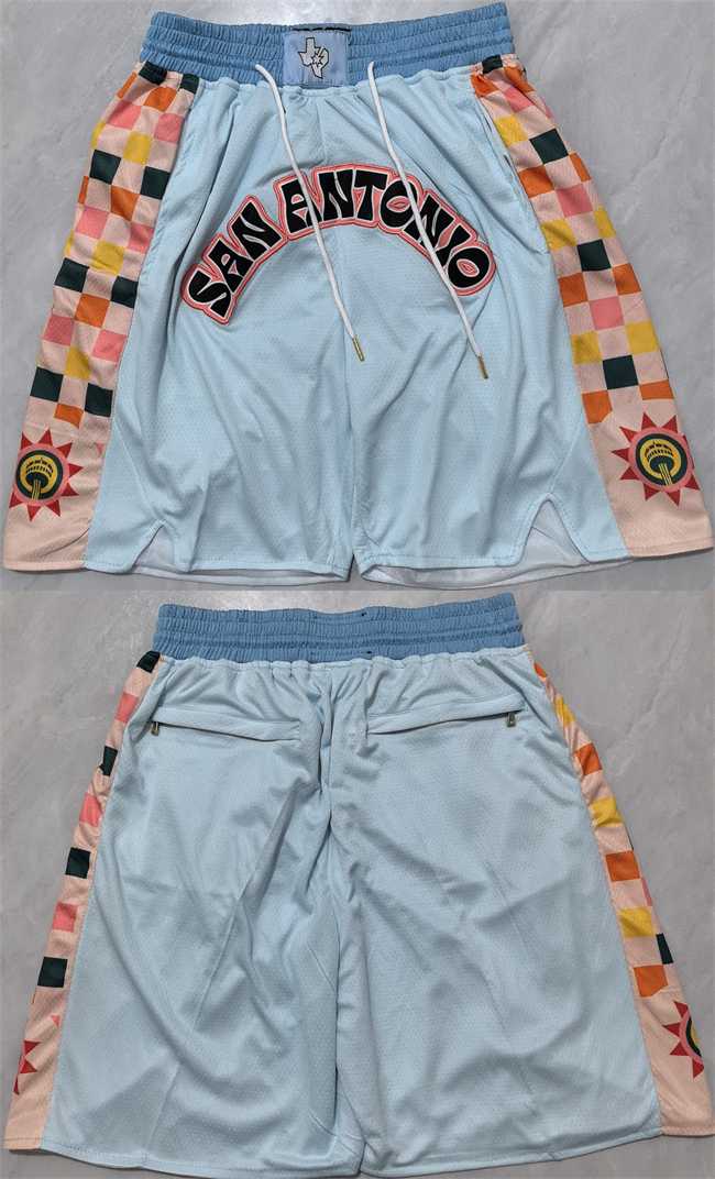 San Antonio Spurs Light Blue City Edition Shorts (Run Small),We sell and wholesale San Antonio Spurs Light Blue City Edition Shorts (Run Small) on line form chian!
