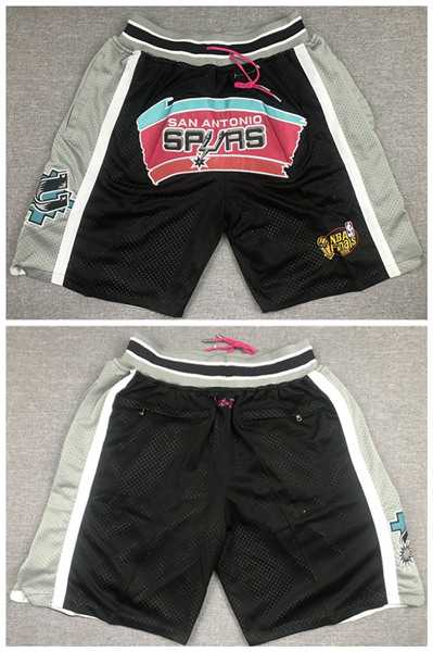 San Antonio Spurs Black Stitched Shorts (Run Small),We sell and wholesale San Antonio Spurs Black Stitched Shorts (Run Small) on line form chian!