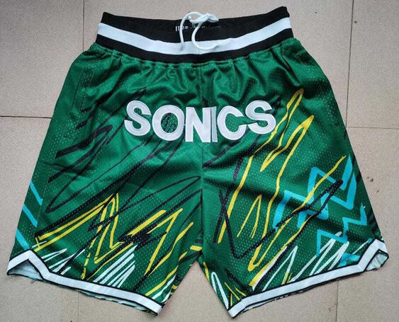 Seattle Supersonics Green Just Don With Pocket Swingman Shorts (Run Small),We sell and wholesale Seattle Supersonics Green Just Don With Pocket Swingman Shorts (Run Small) on line form chian!