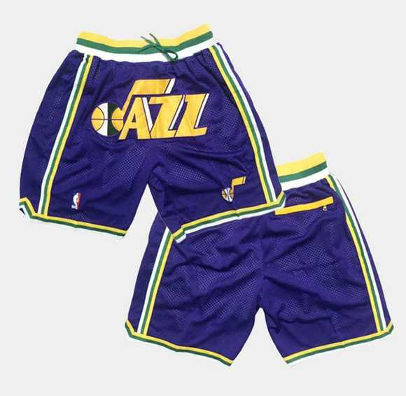 Utah Jazz Purple NBA Shorts (Run Small),We sell and wholesale Utah Jazz Purple NBA Shorts (Run Small) on line form chian!