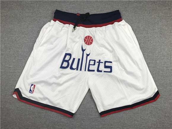 Washington Wizards White NBA Shorts (Run Small),We sell and wholesale Washington Wizards White NBA Shorts (Run Small) on line form chian!
