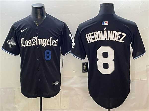 Men's Los Angeles Dodgers #8 Enrique Hernandez Black 2025 World Series Champions Patch 'Gothic Edition' Vapor Premier Limited Stitched Jersey Dzhi,We sell and wholesale Men's Los Angeles Dodgers #8 Enrique Hernandez Black 2025 World Series Champions Patch 'Gothic Edition' Vapor Premier Limited Stitched Jersey Dzhi on line form chian!