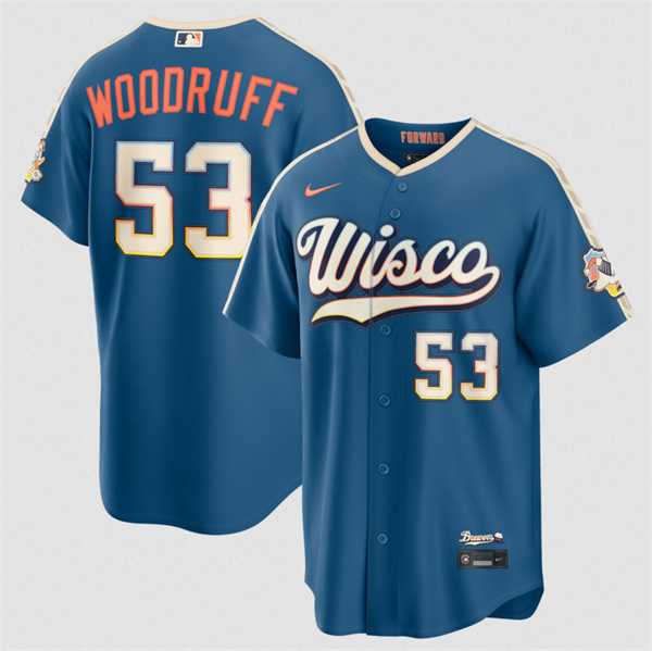 Men's Milwaukee Brewers #53 Brandon Woodruff Mineral Blue 2026 City Connect Stadium Stitched Stitched Jersey Dzhi,We sell and wholesale Men's Milwaukee Brewers #53 Brandon Woodruff Mineral Blue 2026 City Connect Stadium Stitched Stitched Jersey Dzhi on line form chian!