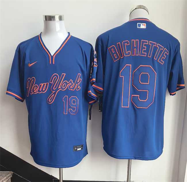 Men's New York Mets #19 Bo Bichette Blue Stitched Jersey,We sell and wholesale Men's New York Mets #19 Bo Bichette Blue Stitched Jersey on line form chian!