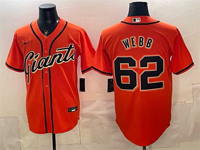 Men's San Francisco Giants #62 Logan Webb Orange Cool Base Stitched Jersey,We sell and wholesale Men's San Francisco Giants #62 Logan Webb Orange Cool Base Stitched Jersey on line form chian!