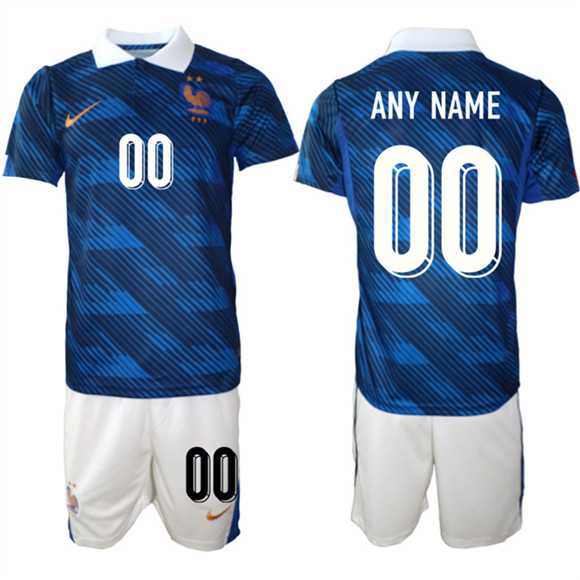 Men's France Custom Navy 2026 Home Soccer Jersey Suit,We sell and wholesale Men's France Custom Navy 2026 Home Soccer Jersey Suit on line form chian!