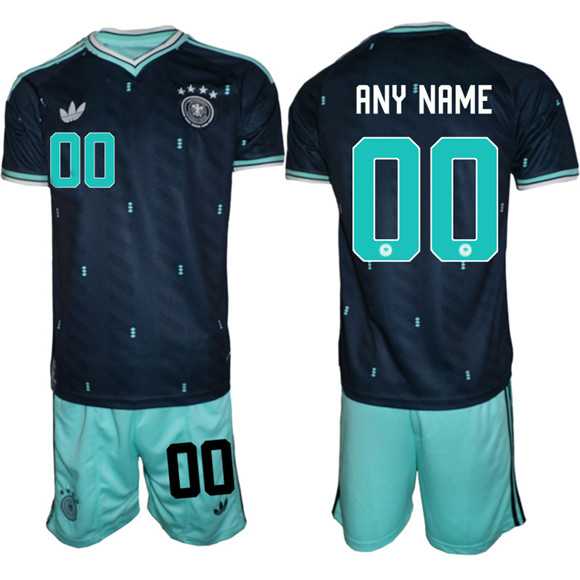 Men's Germany Custom Navy 2026 Away Soccer Jersey Suit,We sell and wholesale Men's Germany Custom Navy 2026 Away Soccer Jersey Suit on line form chian!