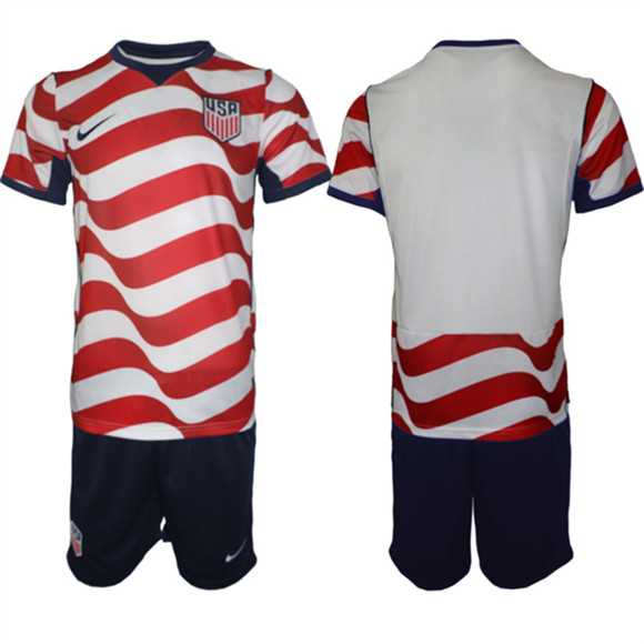 Men's United States Blank White Red 2026 Home Soccer Jersey Suit,We sell and wholesale Men's United States Blank White Red 2026 Home Soccer Jersey Suit on line form chian!