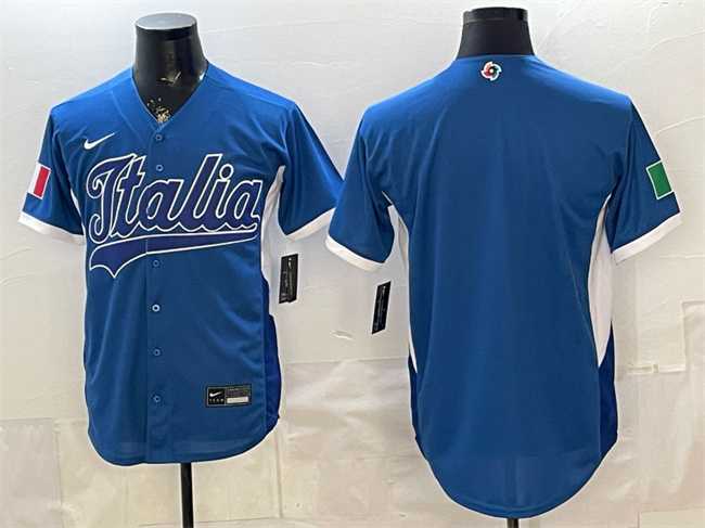 Men's Italy Blank Blue 2026 World Baseball Classic Home Stadium Stitched Jersey,We sell and wholesale Men's Italy Blank Blue 2026 World Baseball Classic Home Stadium Stitched Jersey on line form chian!